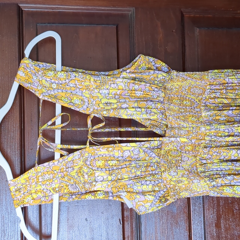 J. Crew Yellow Floral Maxi Dress - Picture 11 of 16